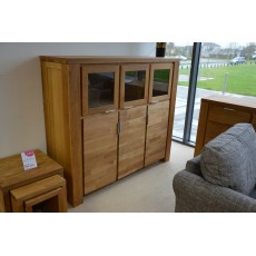 Lucca 3 Door Glass Display Cabinet