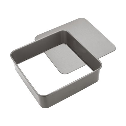Loose Base Non Stick Square Cake Tin 23cm x 23cm Loose Base Non Stick Square Cake Tin 23cm x 23cm