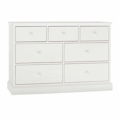 Julie 4+3 Drawer Chest of Drawers White Julie 4+3 Drawer Chest of Drawers White