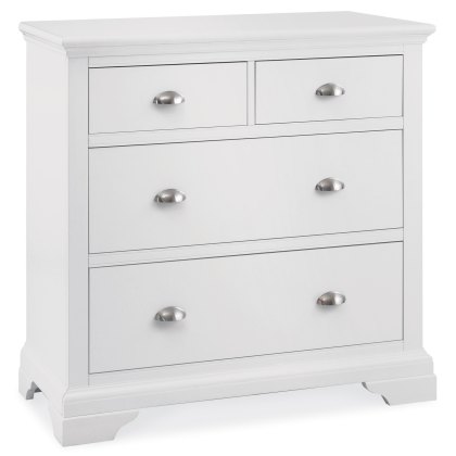 Lipari White Painted 2 + 2 Chest of Drawers Lipari White Painted 2 + 2 Chest of Drawers
