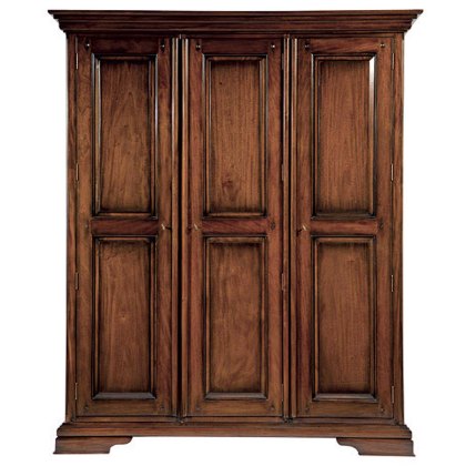 Normandie 3 Door Wardrobe Mahogany Normandie 3 Door Wardrobe Mahogany