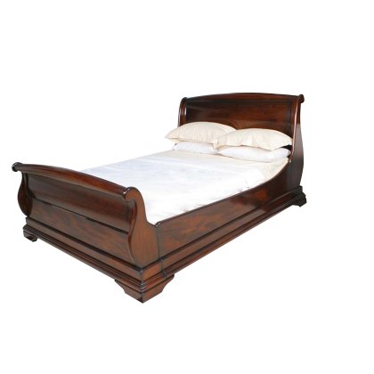 Normandie Bedstead High End Mahogany (Multiple Sizes)