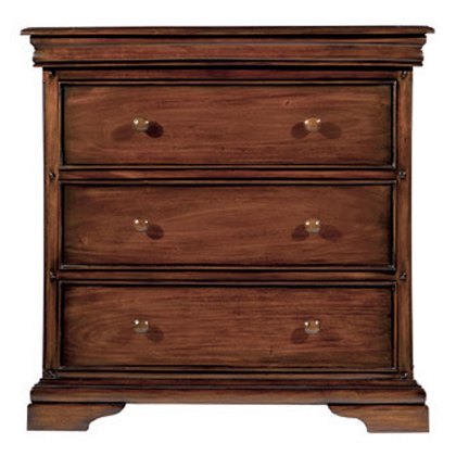 Normandie 4 Drawer Wide Chest Of Drawers Mahogany Normandie 4 Drawer Wide Chest Of Drawers Mahogany