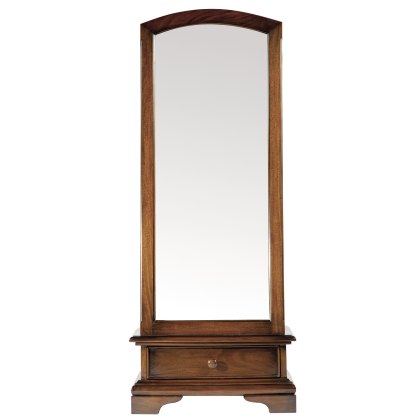 Normandie Cheval Mirror Mahogany