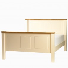 Benedict Zen Creme Oak Trim King (150cm) High End Bedstead Benedict Zen Creme Oak Trim King (150cm) High End Bedstead
