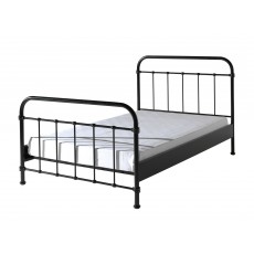 Vipack New York Small Double (120cm) Bedstead Black Vipack New York Small Double (120cm) Bedstead Black
