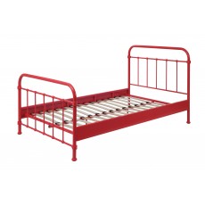 Vipack New York Small Double (120cm) Bedstead Red Vipack New York Small Double (120cm) Bedstead Red