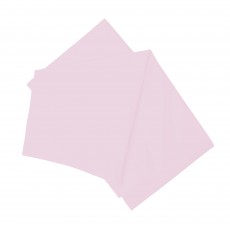 Belledorm 200 Thread Count Flat Sheet Powder Pink (Multiple Sizes)