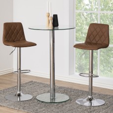 Emu Leather Bar Stool Light Brown Emu Leather Bar Stool Light Brown
