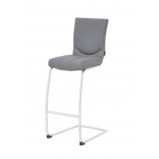Terrano Barstool Cantilever Grey PU Terrano Barstool Cantilever Grey PU