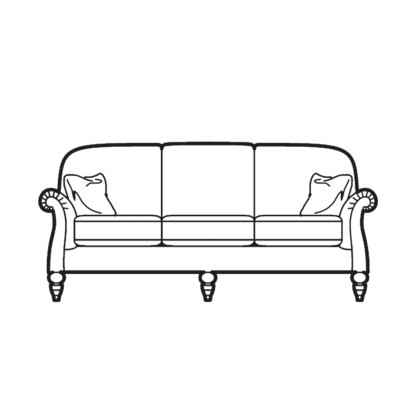 Westbury 3 Seater Sofa Fabric B Westbury 3 Seater Sofa Fabric B