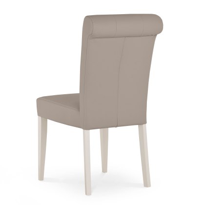 Freeport Dining Chair Faux Leather Grey