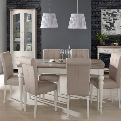 Freeport Grey Upholstered Fabric Dining Chair