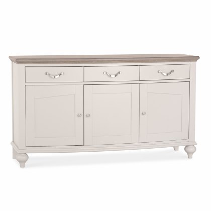 Freeport Grey Washed Oak Wide Sideboard Freeport Grey Washed Oak Wide Sideboard