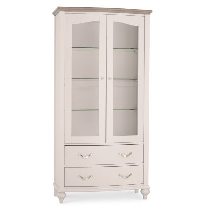 Freeport Grey Washed Oak Display Cabinet Freeport Grey Washed Oak Display Cabinet