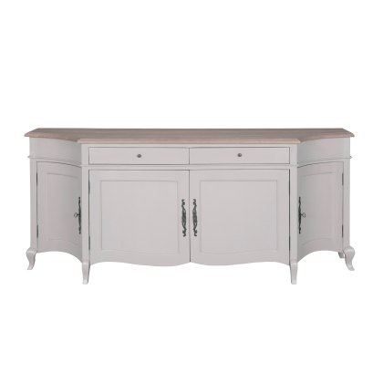 Georgia 4 Door Sideboard Grey & Oak Georgia 4 Door Sideboard Grey & Oak