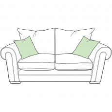 Oceanus 2 Seater Standard Back Sofa Fabric C