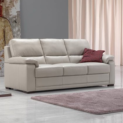 Doris 3 Seater Sofa With 2 Seat Cushions Leather Category B