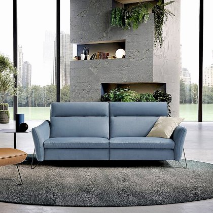Gaia 3.5 Seater Sofa With 2 Electric Recliners Leather Category B