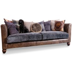Lowry Standard 3+ Seater Sofa Comanche Timber & Coco Slate Lowry Standard 3+ Seater Sofa Comanche Timber & Coco Slate