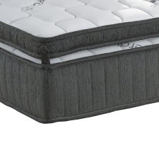 Extended Life Forte 1600 Pocket Platform Top Divan Set Graphite (Multiple Sizes)