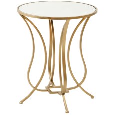 Talia Side/Lamp Table Gold Talia Side/Lamp Table Gold