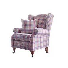 Heather Wing Chair Fabric C Heather Wing Chair Fabric C