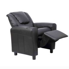 Kids Recliner Chair Faux Leather (Multiple Colours)