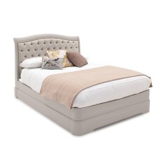 Acton Bedstead With Fabric Headboard (Multiple Sizes & Colours) Acton Bedstead With Fabric Headboard (Multiple Sizes & Colours)
