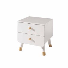 Billy 2 Drawer Bedside Locker Timeless Grey Billy 2 Drawer Bedside Locker Timeless Grey