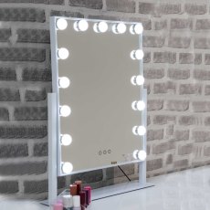 Hollywood Large Vanity Mirror With Interchangeable LED Lights Hollywood Large Vanity Mirror With Interchangeable LED Lights