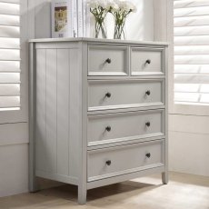 Carrie 3 + 2 Drawer Chest of Drawers Painted Clay Carrie 3 + 2 Drawer Chest of Drawers Painted Clay