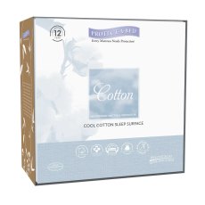 Protect A Bed Cotton Small Double Mattress Protector Waterproof