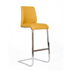 Regina High Bar Stool Faux Leather (Multiple Colours)