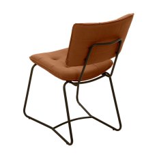 Sutera Dining Chair Faux Leather Tan