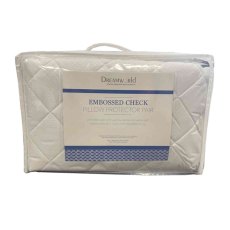 Embossed Check Pillow Protector Pair Embossed Check Pillow Protector Pair