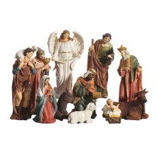 Nativity Figures 11 Pieces Multicoloured 30cm Nativity Figures 11 Pieces Multicoloured 30cm