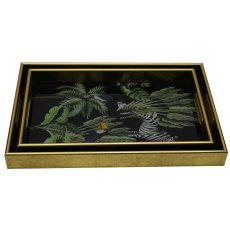 Zebra Serving Trays (Set Of 2) Zebra Serving Trays (Set Of 2)
