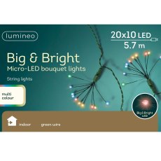 200 LED Lights Bouquet Multi-Coloured