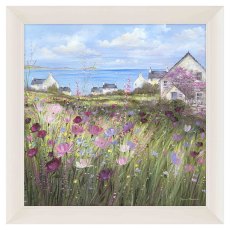 Summer Afternoon 82cm x 82cm Picture By Diane Demirci Cream Frame Summer Afternoon 82cm x 82cm Picture By Diane Demirci Cream Frame