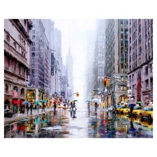 New York 5th Avenue 120cm x 150cm Large Canvas By Richard Macneil