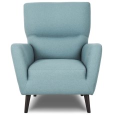 Maso Club Chair Fabric Green Maso Club Chair Fabric Green