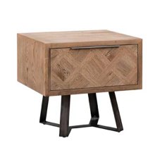 Dale 1 Drawer Side/Lamp Table Grey Oak Dale 1 Drawer Side/Lamp Table Grey Oak