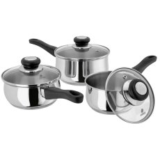 Vista 3 Piece Saucepan Set Vista 3 Piece Saucepan Set