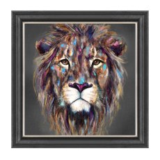Kendi 116cm x 116cm Picture By Louise Luton Grey Frame Kendi 116cm x 116cm Picture By Louise Luton Grey Frame