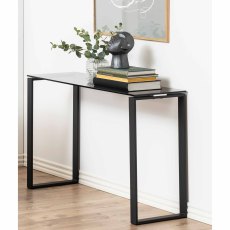 Katrine Console Table Black Katrine Console Table Black