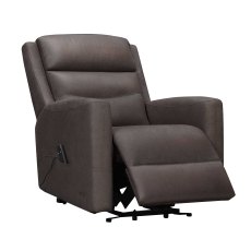 Bettino Electric Lift & Rise Mobility Reclining Chair Leather Category 15(S) Brown