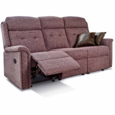 Roma Standard Electric Reclining 3 Seater Sofa Standard Fabric Roma Standard Electric Reclining 3 Seater Sofa Standard Fabric