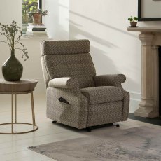 Norton 150 Lift & Rise Electric Reclining Armchair With Motorised Headrest Dual Motor Fabric A Norton 150 Lift & Rise Electric Reclining Armchair With Motorised Headrest Dual Motor Fabric A
