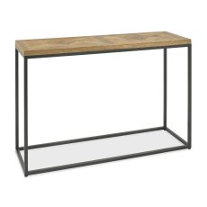 Khan Console Table Rustic Oak Khan Console Table Rustic Oak